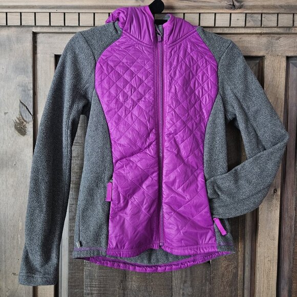 Athleta Girl Zip Up Bundle Me Jacket | Size M/8-10 - Picture 1 of 9